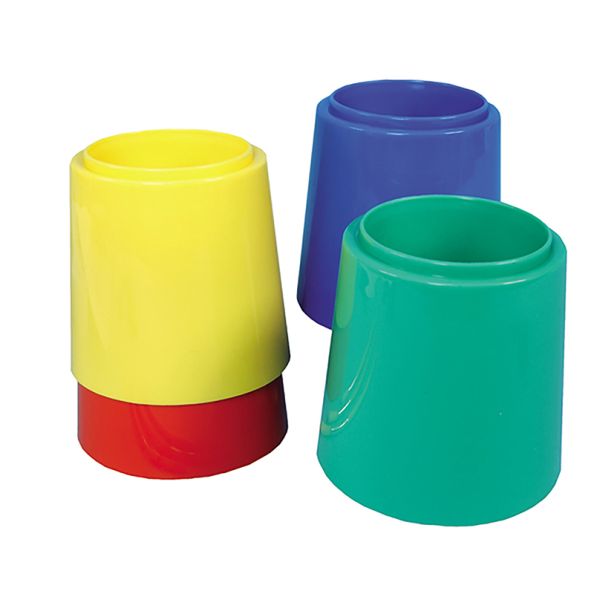 Non-Spill Stable Plastic Water Pots 4pk | Creative Activity