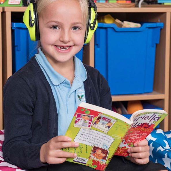 Children's Ear Defenders Red Single | Creative Activity