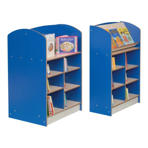 Single Sided Static Bookcases H1200mm Blue | Creative Activity