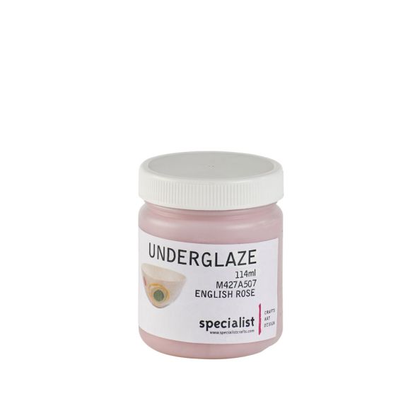 Underglaze Colours 114ml - English Rose