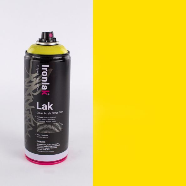 Ironlak Acrylic Spray Paint  400ml Can - Vizies Smiley (aka Blaze) *P* | Creative Activity