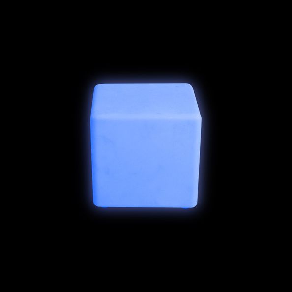 Colour Changing LED Cube Stool 400 x 400 x 400mm | Creative Activity