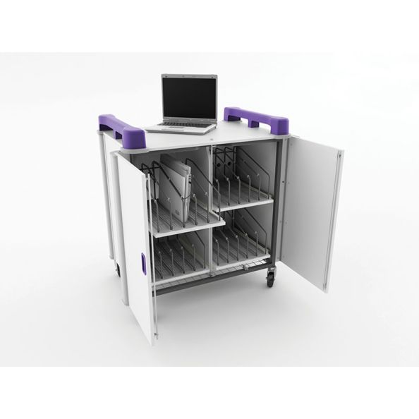 20 Port Laptop Storage Trolley Vertical | Creative Activity