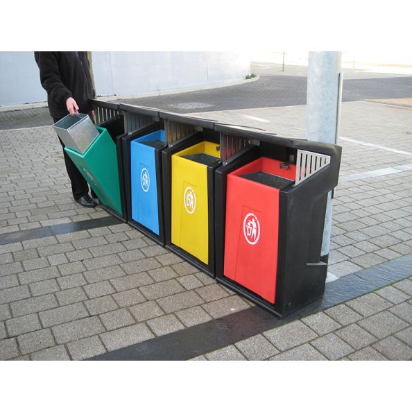 Strongbox Recycling Bin System - set of 4 | Creative Activity