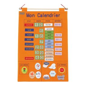 Mon Calendrier French Fabric Calendar