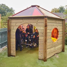 Outdoor Rainbow Den with Wheelchair Access | Creative Activity