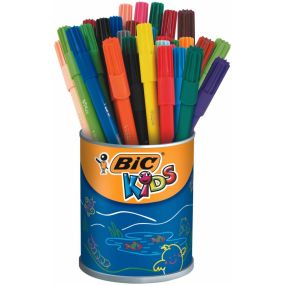 Bic Kids Visa Colouring Felt Tip Pens Fine Assorted Pack of 36