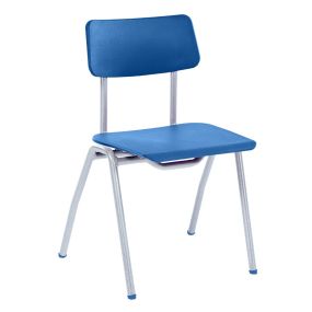 BS Classroom Chair Seat Height 460mm Blue