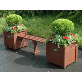 Planter with Bench