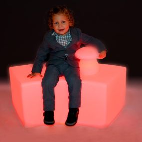 Colour Changing Curved Bench Seating | Creative Activity