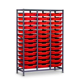 TecniStor Static Metal Storage w1055xh1500mm c/w 39 sh trays | Creative Activity