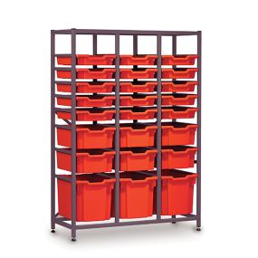 TecniStor Static Metal Storage w1055xh1500mm c/w 3J, 6D & 15SH trays | Creative Activity