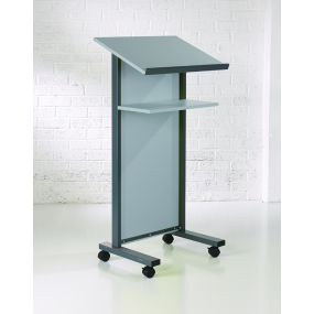 Coloured Panel Front Lectern Grey | Creative Activity