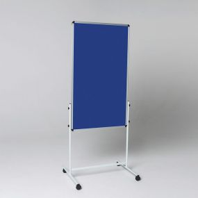 Combi Mobile Whiteboard/Noticeboard W700 x H1200mm Blue | Creative Activity