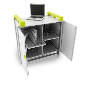 16 Port Laptop Storage Trolley Vertical | Creative Activity