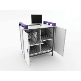 20 Port Laptop Storage Trolley Vertical | Creative Activity